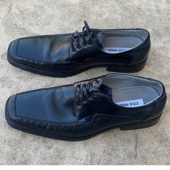 Steve Madden Men\'s Mantra Black Oxford Dress Shoe Size 11.5 main image 4